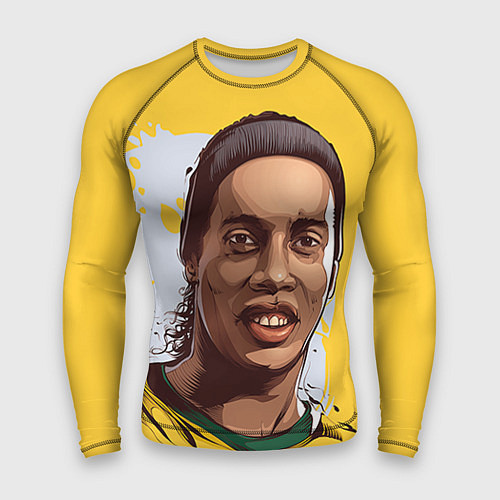 Мужской рашгард Ronaldinho Art / 3D-принт – фото 1