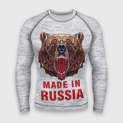 Мужской рашгард Bear: Made in Russia / 3D-принт – фото 1