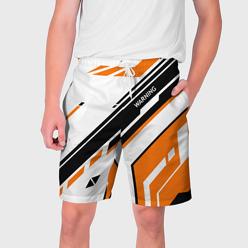 Мужские шорты CS:GO Asiimov P90 Style / 3D-принт – фото 1