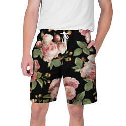 Шорты на шнурке мужские TOP Roses, цвет: 3D-принт