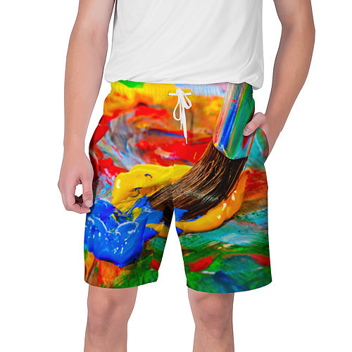 Мужские шорты Краски / 3D-принт – фото 1