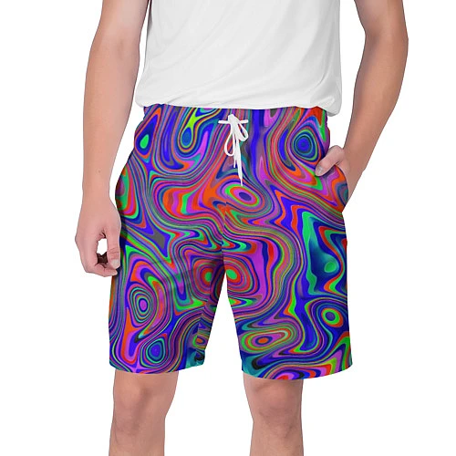 Мужские шорты Цветная текстура 5 / 3D-принт – фото 1