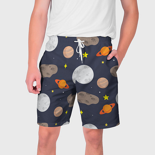 Мужские шорты Луна / 3D-принт – фото 1