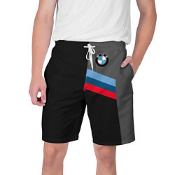 Шорты на шнурке мужские BMW БМВ, цвет: 3D-принт