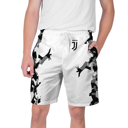 Мужские шорты FC Juventus: White Original / 3D-принт – фото 1
