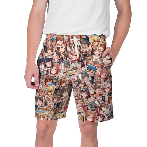 Мужские шорты Ahegao: Snaps / 3D-принт – фото 1