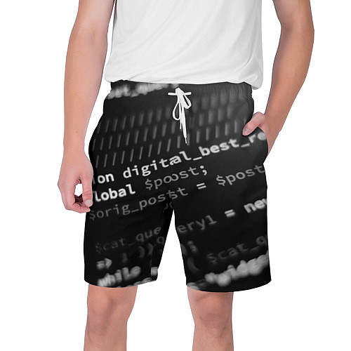 Мужские шорты Grey Code / 3D-принт – фото 1