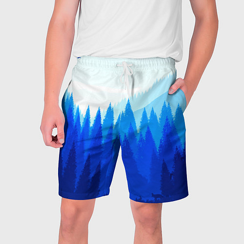 Мужские шорты Firewatch: Cold Wood / 3D-принт – фото 1