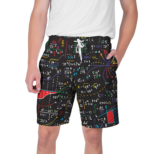 Мужские шорты Math / 3D-принт – фото 1