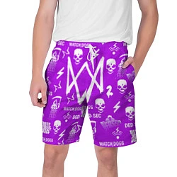 Мужские шорты Watch Dogs 2: Violet Pattern