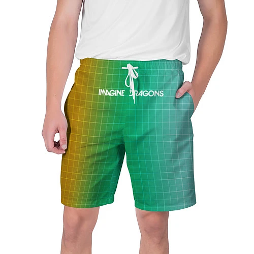 Мужские шорты Imagine Dragons: Evolve Grid / 3D-принт – фото 1