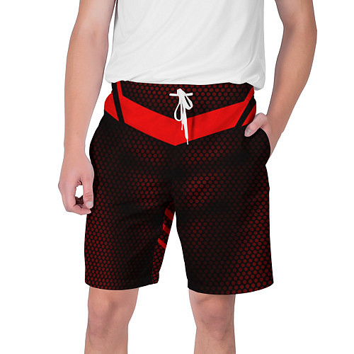 Мужские шорты Красная броня / 3D-принт – фото 1