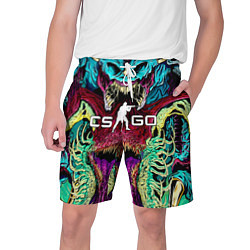 Шорты на шнурке мужские CS:GO Beast Rage, цвет: 3D-принт