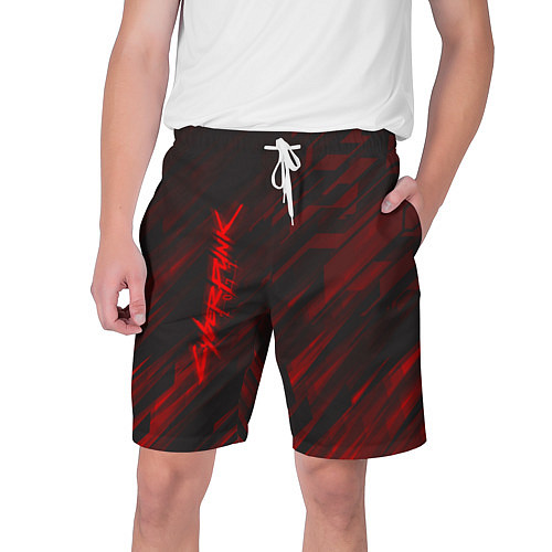 Мужские шорты Cyberpunk 2077: Red Breaks / 3D-принт – фото 1