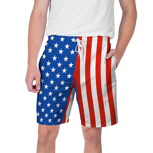 Мужские шорты American Patriot / 3D-принт – фото 1