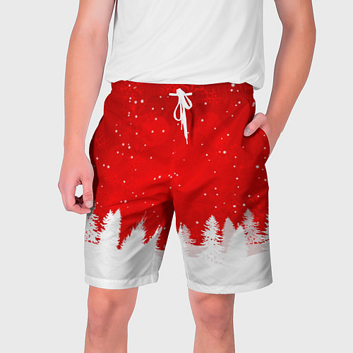 Мужские шорты Christmas pattern / 3D-принт – фото 1