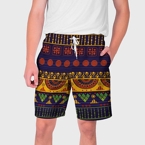 Мужские шорты Африканский узор / 3D-принт – фото 1