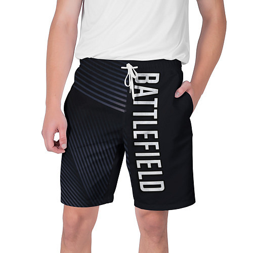 Мужские шорты BATTLEFIELD: Black Style / 3D-принт – фото 1