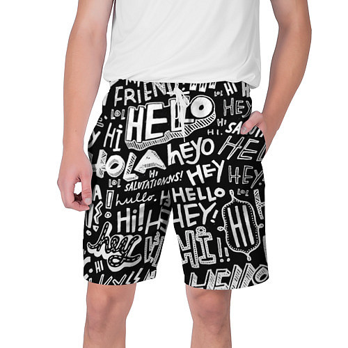 Мужские шорты Hello Pattern / 3D-принт – фото 1