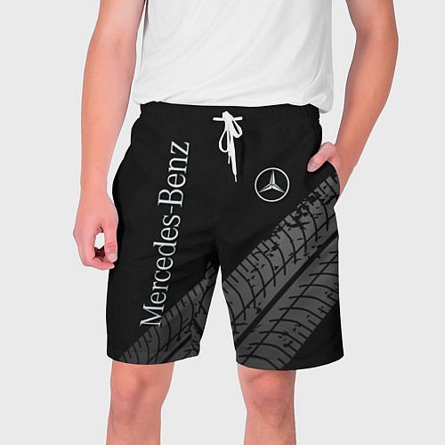 Мужские шорты Mercedes AMG: Street Style / 3D-принт – фото 1