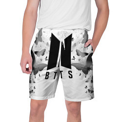 Мужские шорты BTS: Grey Butterflies