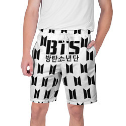 Мужские шорты BTS: White Pattern