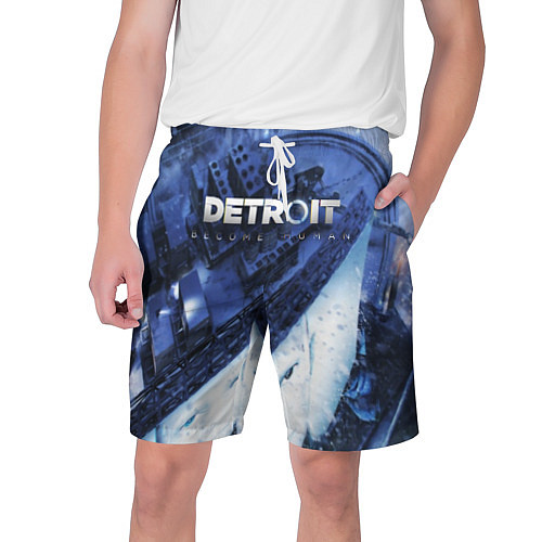 Мужские шорты Detroit: Become Human / 3D-принт – фото 1