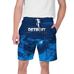 Шорты на шнурке мужские Detroit: Become Human, цвет: 3D-принт