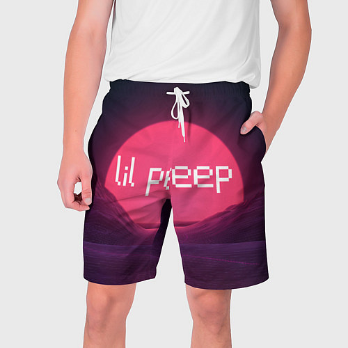 Мужские шорты Lil peepLogo / 3D-принт – фото 1