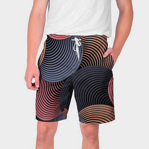 Мужские шорты Абстрактный узор / 3D-принт – фото 1