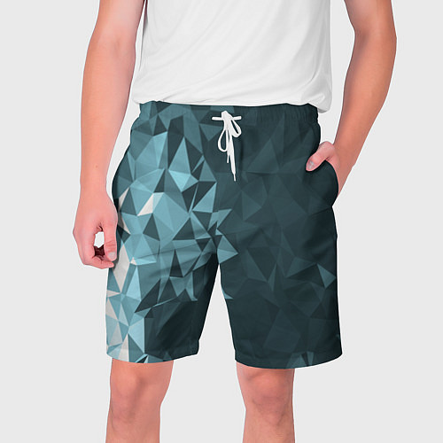 Мужские шорты Turquoise shift / 3D-принт – фото 1