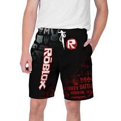 Шорты на шнурке мужские ROBLOX, цвет: 3D-принт