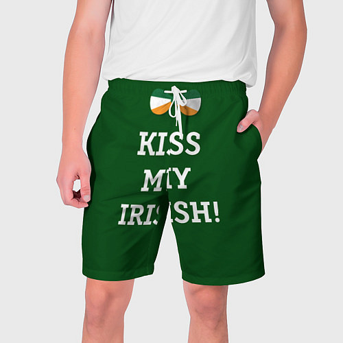 Мужские шорты Kiss my Irish / 3D-принт – фото 1