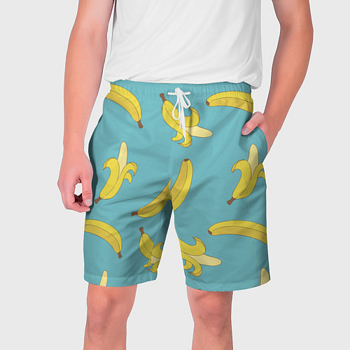 Мужские шорты Банановый дождь / 3D-принт – фото 1