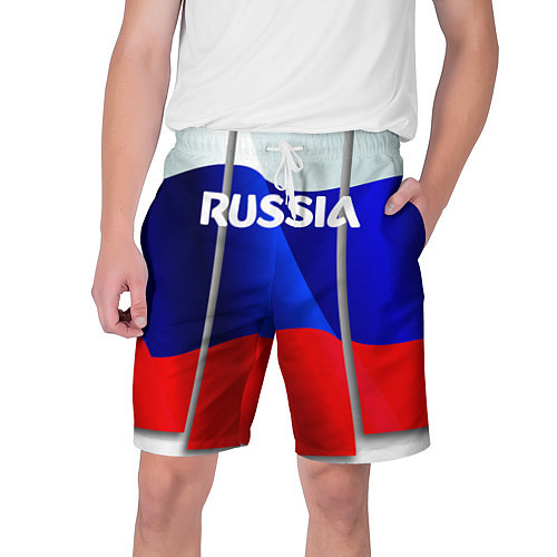 Мужские шорты Россия / 3D-принт – фото 1