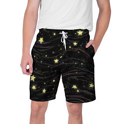 Шорты на шнурке мужские Звезды, цвет: 3D-принт
