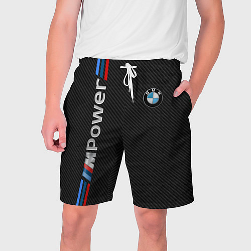 Мужские шорты BMW POWER CARBON / 3D-принт – фото 1