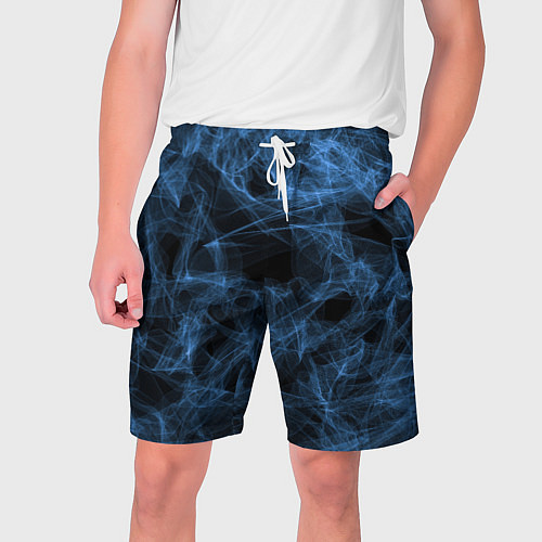 Мужские шорты Синий дым / 3D-принт – фото 1
