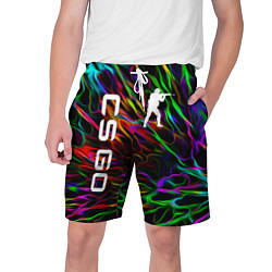 Шорты на шнурке мужские CS GO КС ГО, цвет: 3D-принт