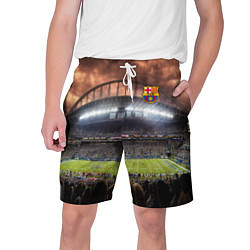 Шорты на шнурке мужские FC BARCELONA, цвет: 3D-принт