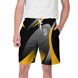 Шорты на шнурке мужские Juventus Uniform, цвет: 3D-принт