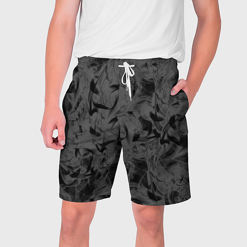 Мужские шорты Черная дымка / 3D-принт – фото 1