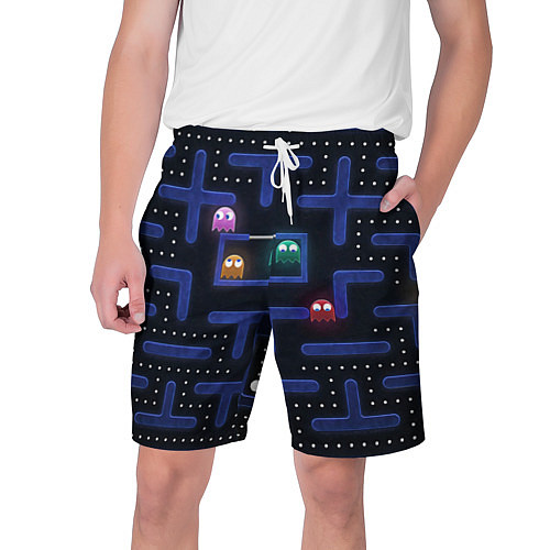 Мужские шорты Pacman / 3D-принт – фото 1