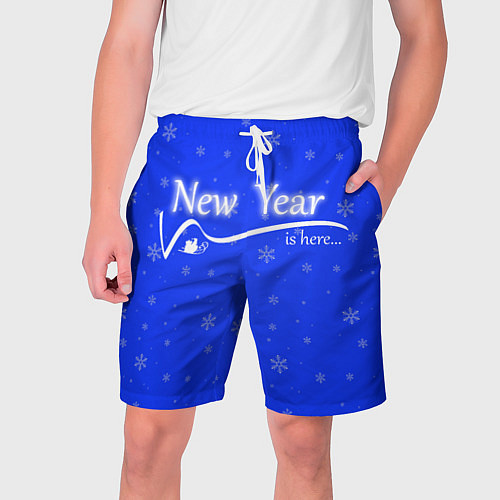 Мужские шорты Новый год / 3D-принт – фото 1
