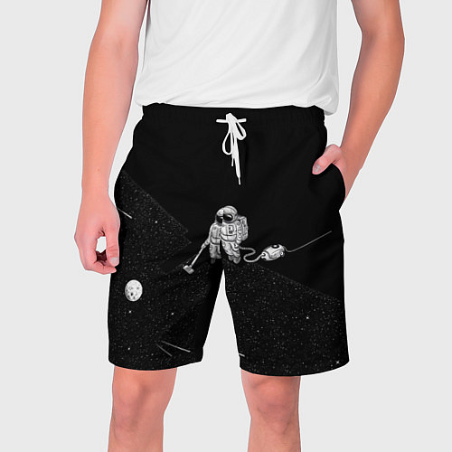 Мужские шорты Космический клининг / 3D-принт – фото 1