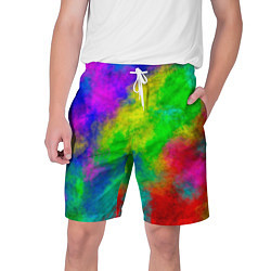 Шорты на шнурке мужские Multicolored, цвет: 3D-принт