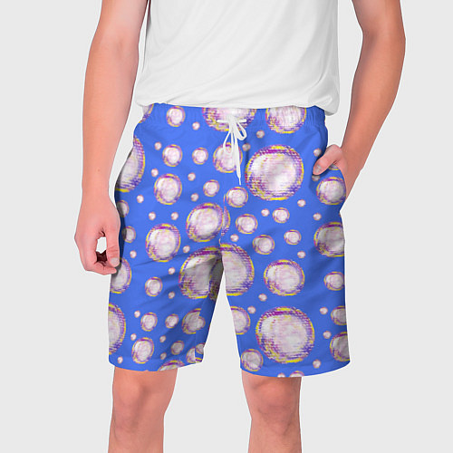 Мужские шорты Мыльные пузыри / 3D-принт – фото 1