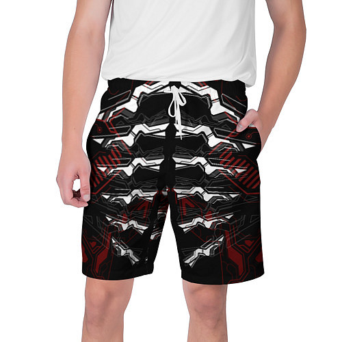 Мужские шорты Цифровой киберскелет / 3D-принт – фото 1