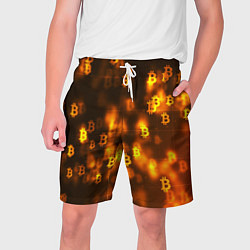 Шорты на шнурке мужские BITCOIN KRYPTONATE, цвет: 3D-принт