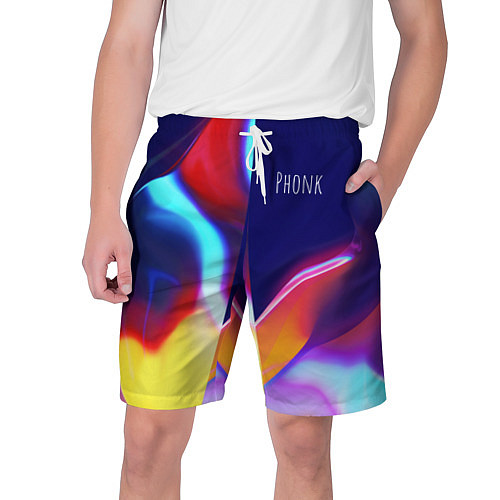 Мужские шорты Phonk Neon / 3D-принт – фото 1